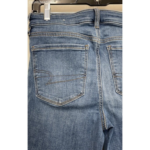 American Eagle Blue Next Level Stretch Jeans - Size 6 - Picture 5 of 10